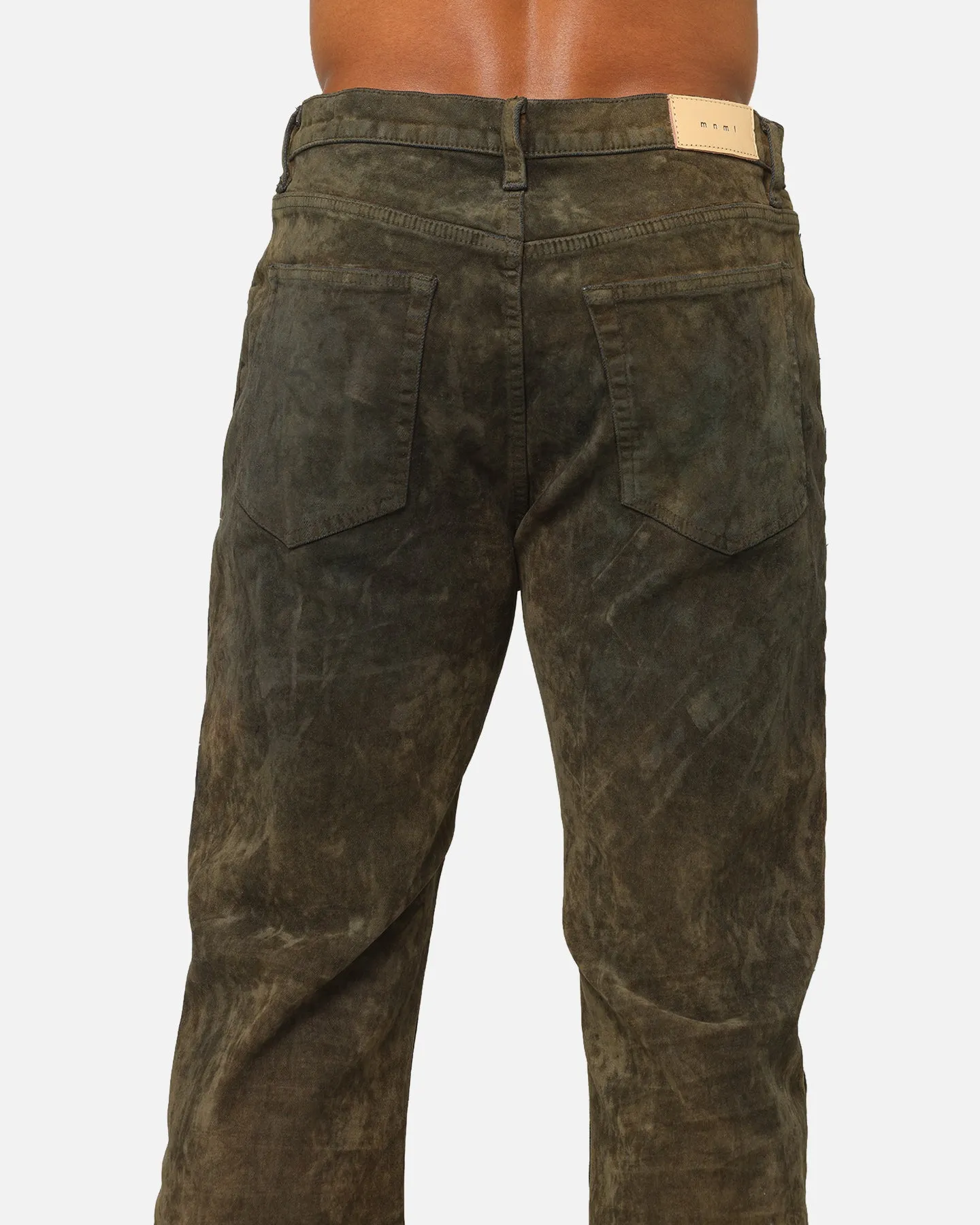 MNML V712 SL3 Suede Pants Olive/Black