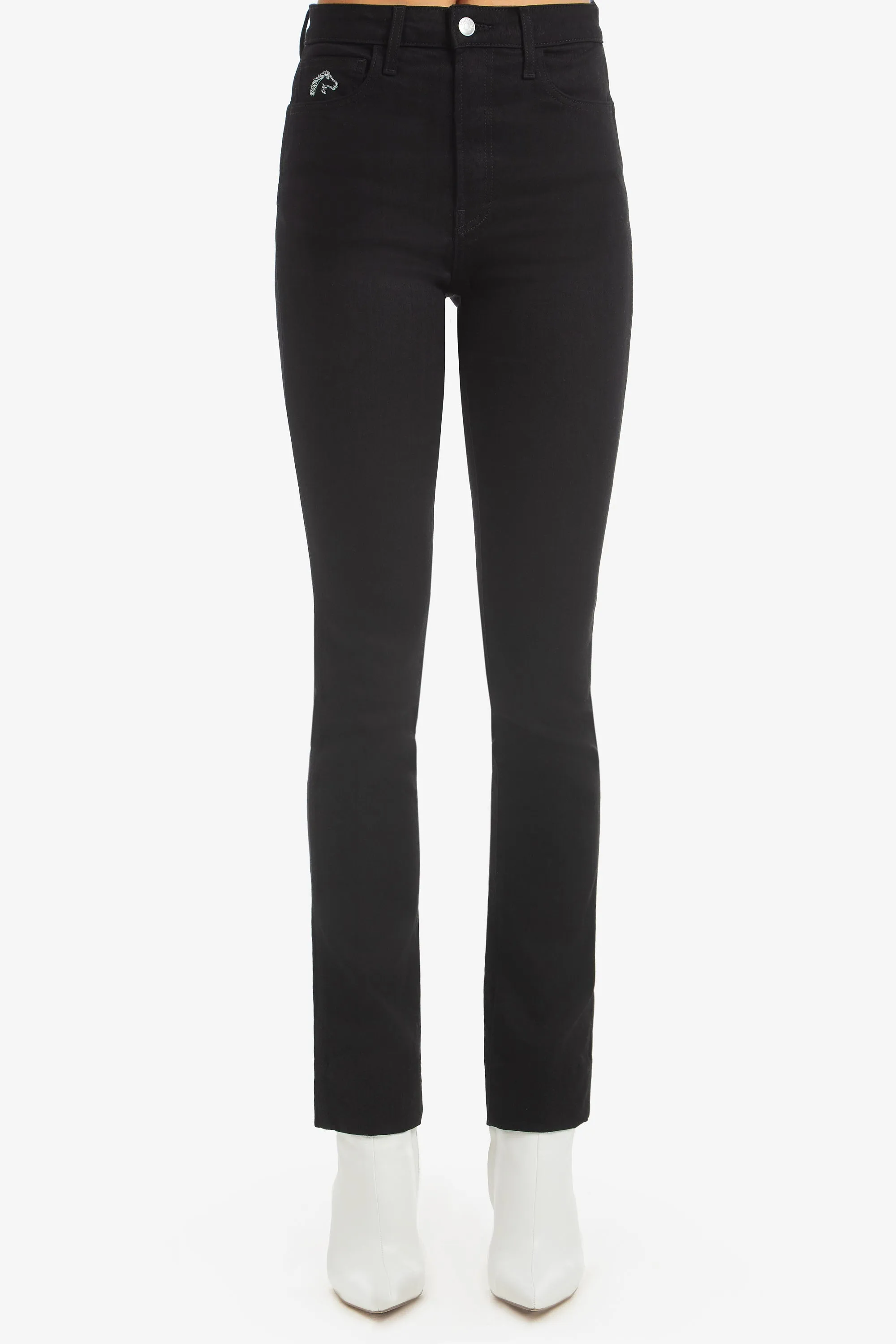 Modern Black High-Rise Slim