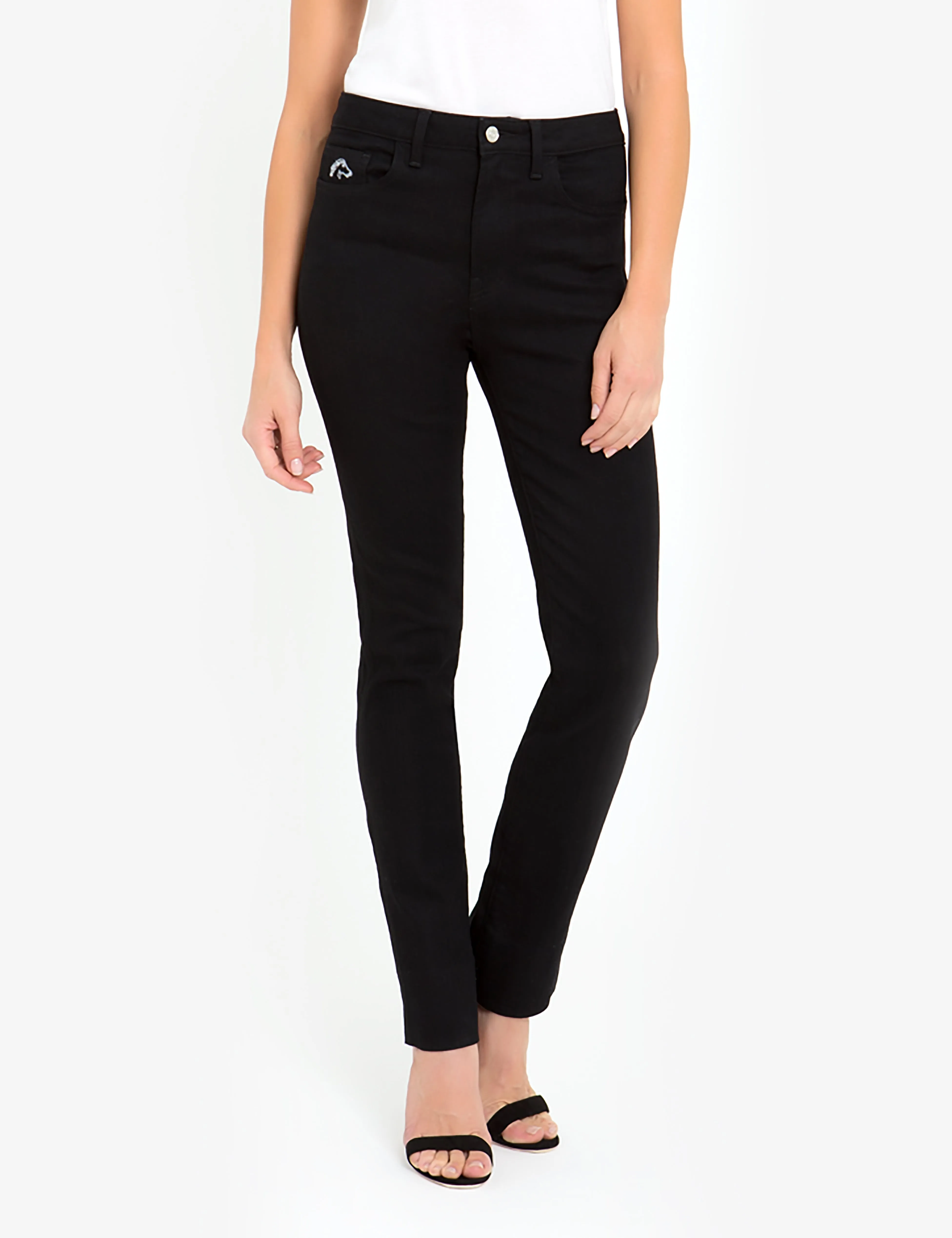 Modern Black High-Rise Slim