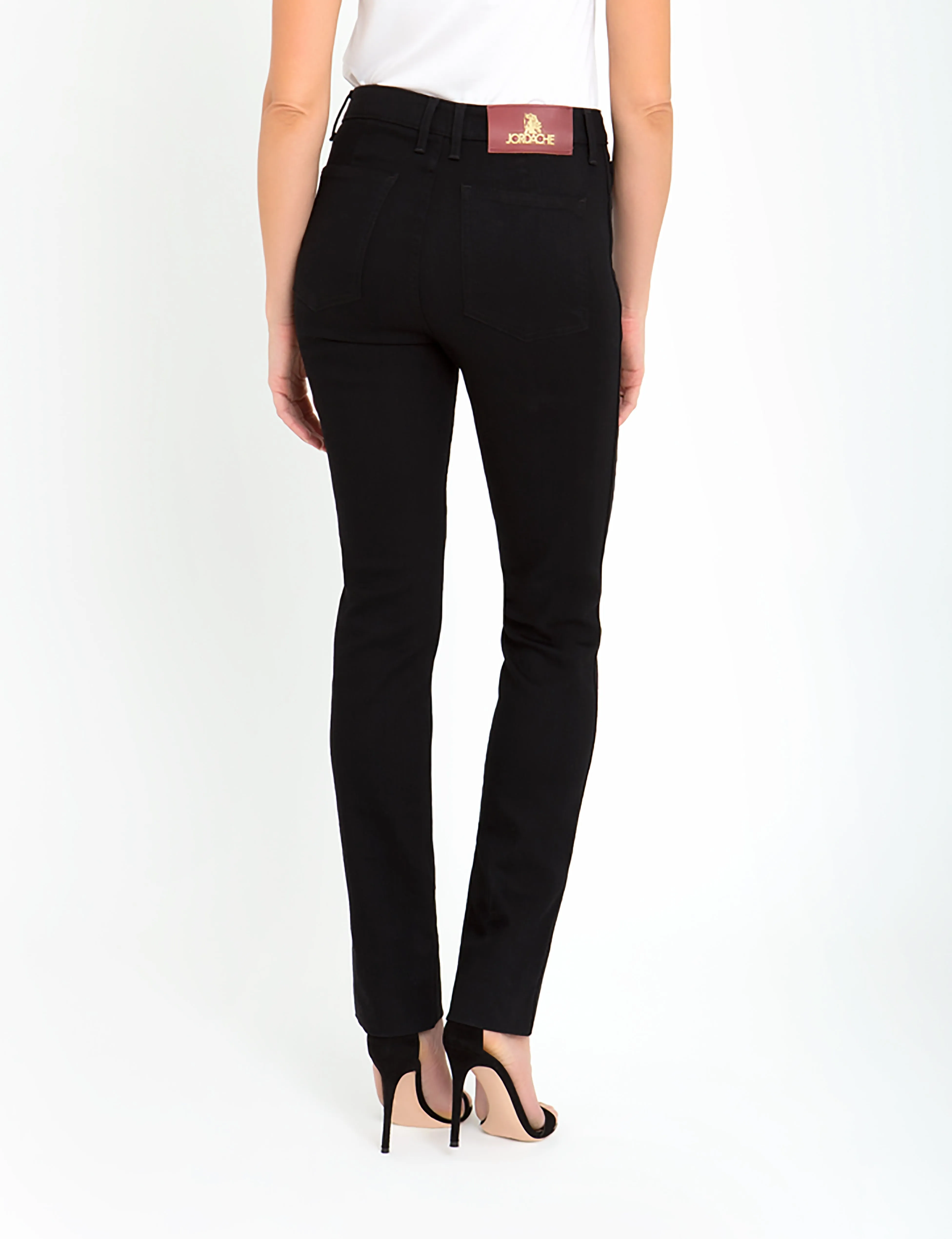 Modern Black High-Rise Slim