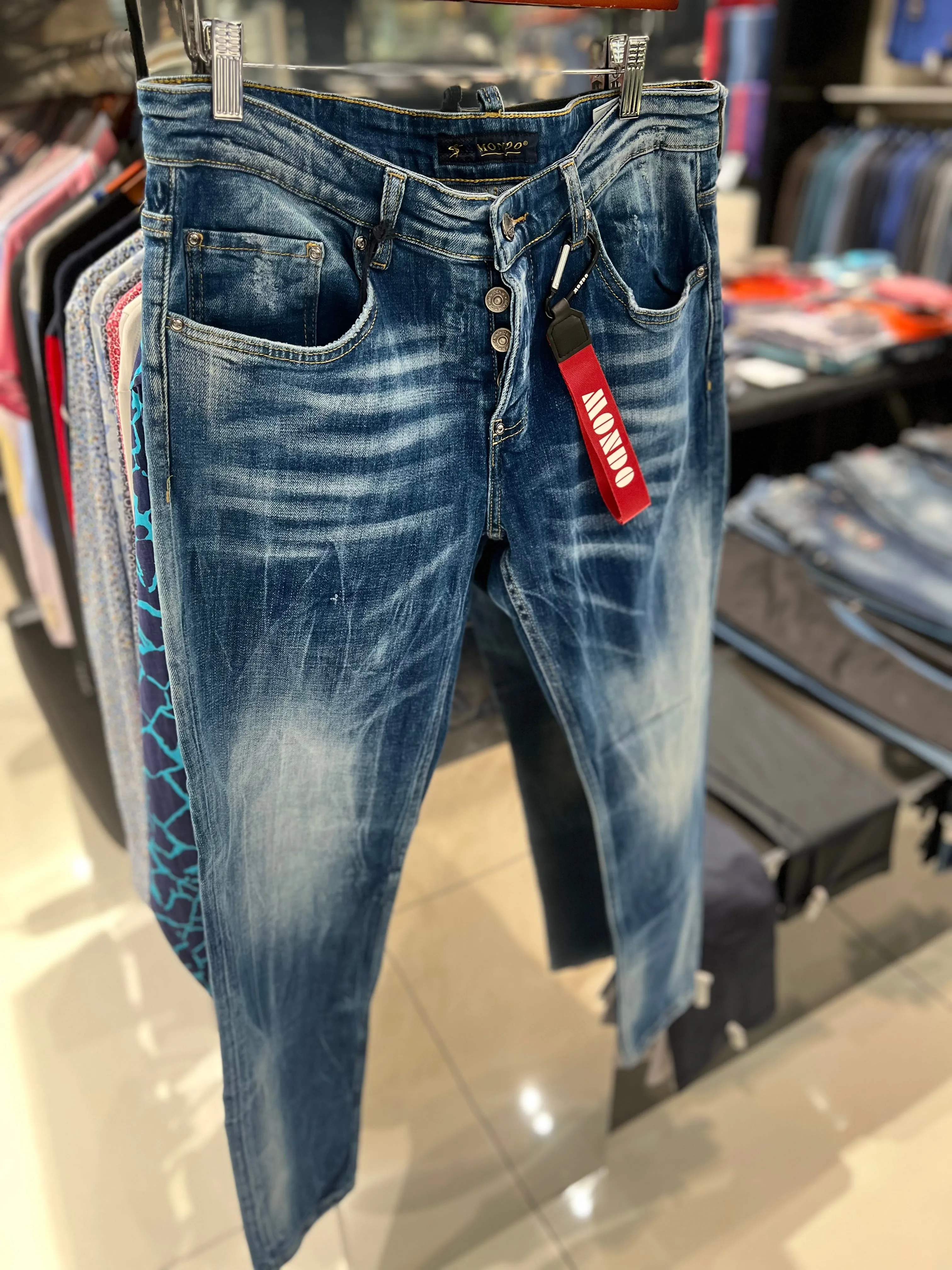 Mondo 'MILANO' Modern Wash Blue Jean