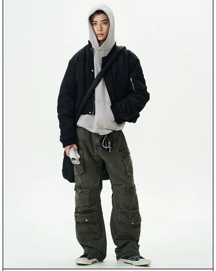 Multi-Flap Pocket Relaxed Fit Cargo Pants