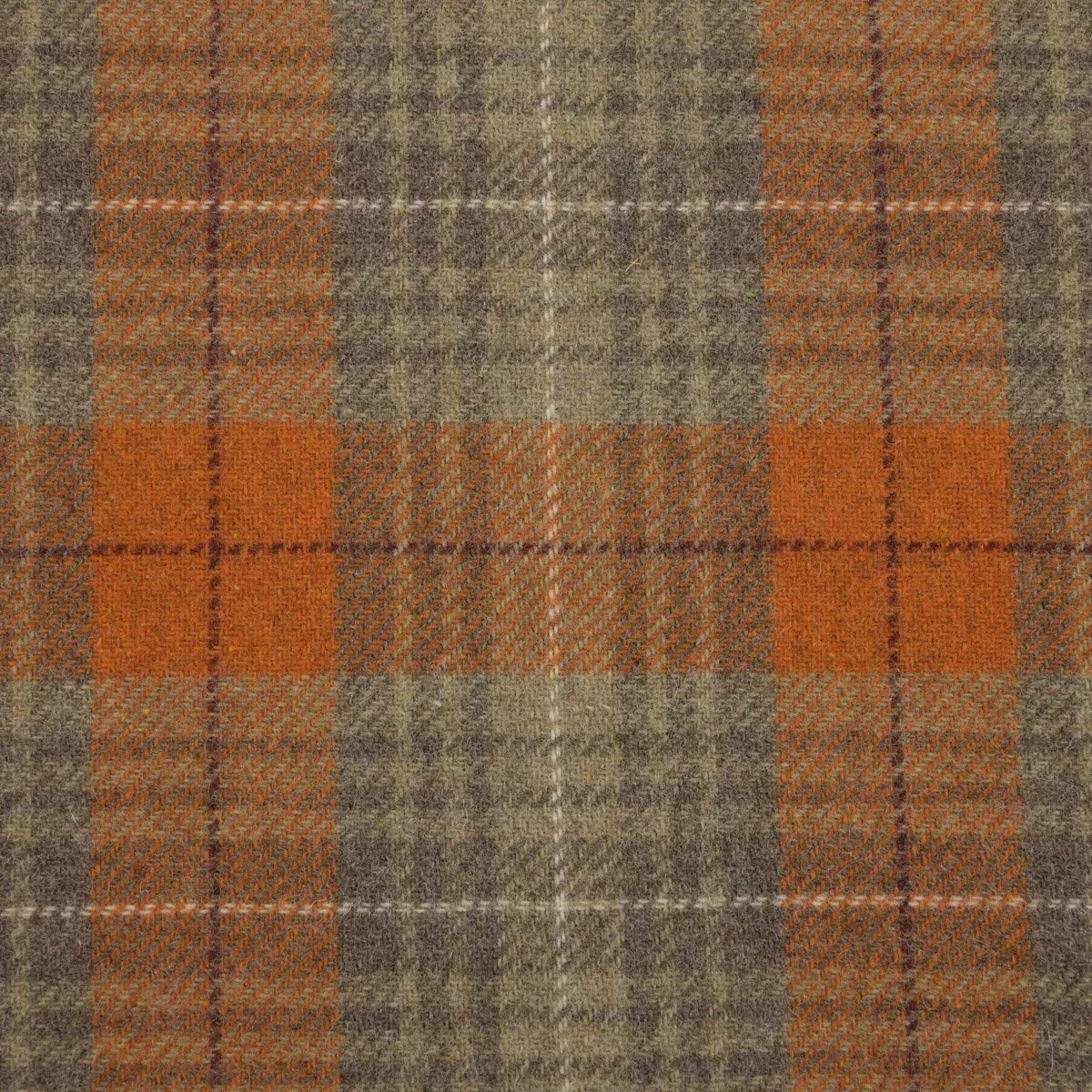 Orange Plaid Coating Fabric 97729