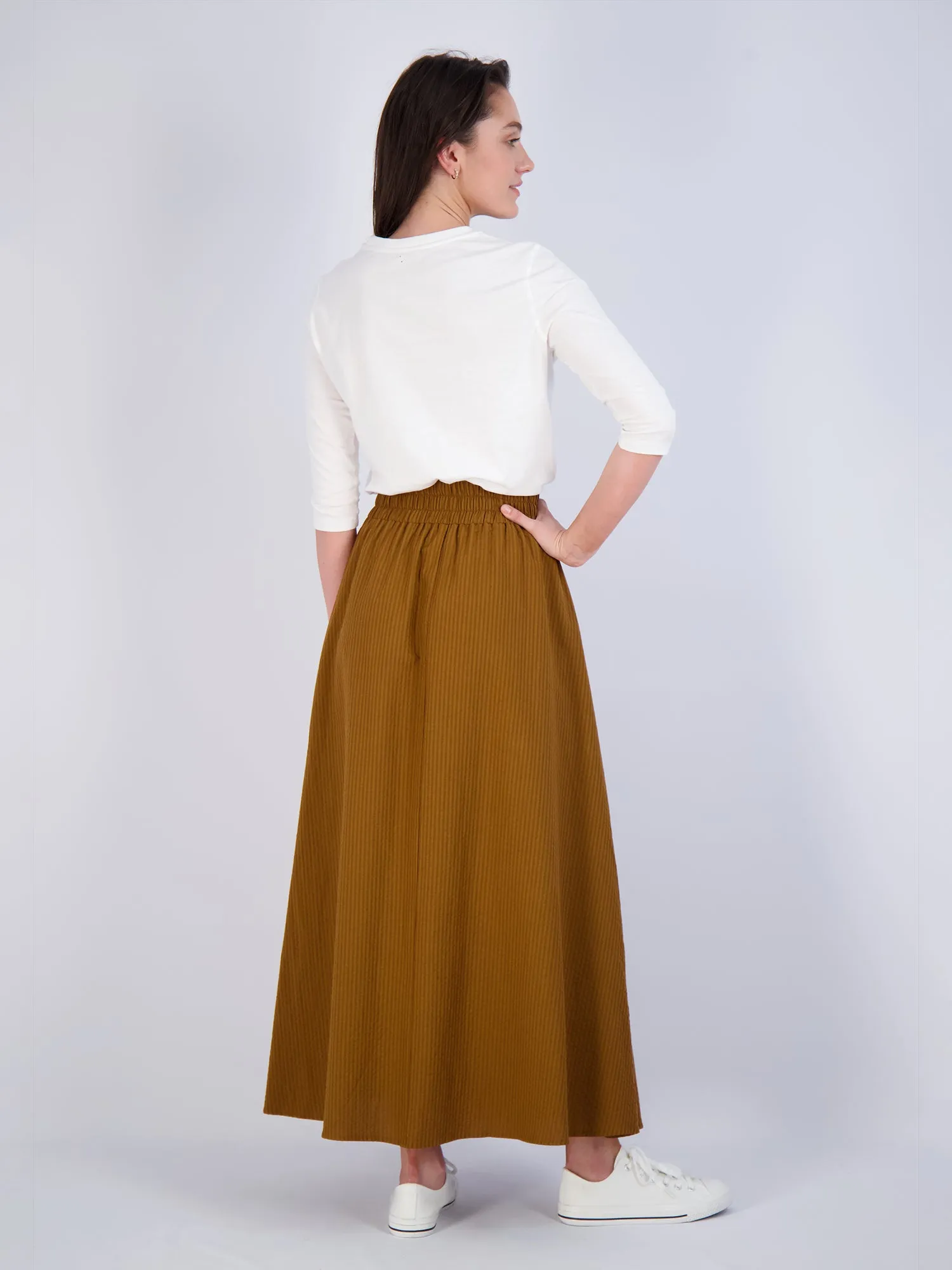 Pashmina Seersucker Skirt