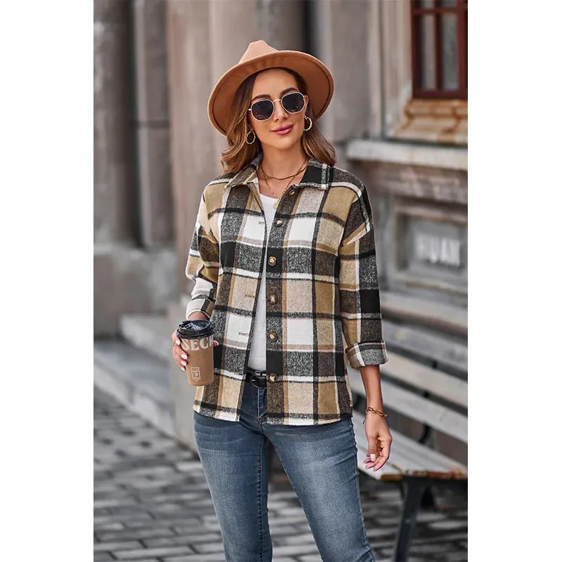 Petra - Classic Plaid Shirt for Women