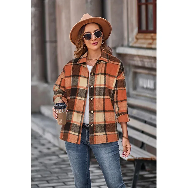 Petra - Classic Plaid Shirt for Women