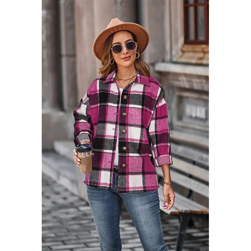 Petra - Classic Plaid Shirt for Women