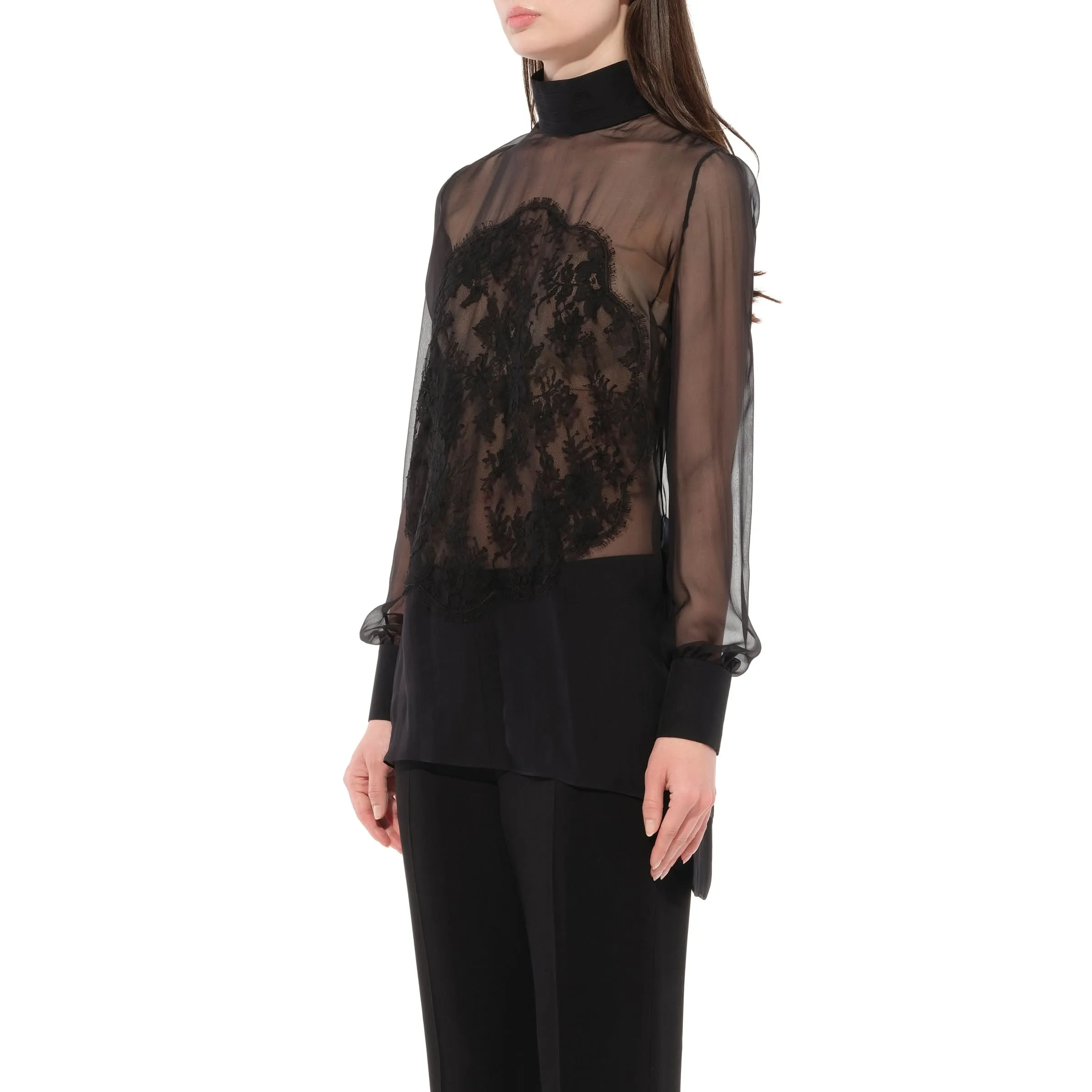 Podium Blouse in Black