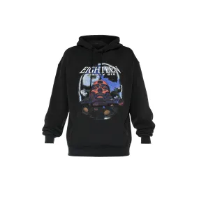 RAVE HEAD HOODIE - BLACK