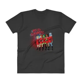 Red Skirts Security V-Neck T-Shirt