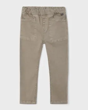 Relaxed Fit Jogger Pants in Tan