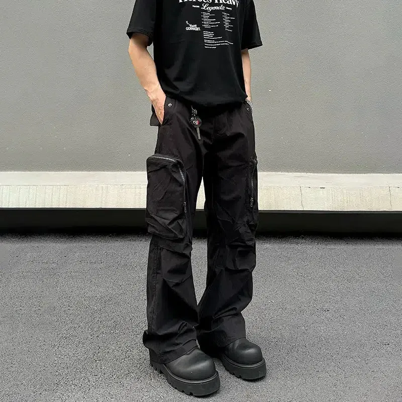 Relaxed Fit Multi-Pocket Cargo Pants