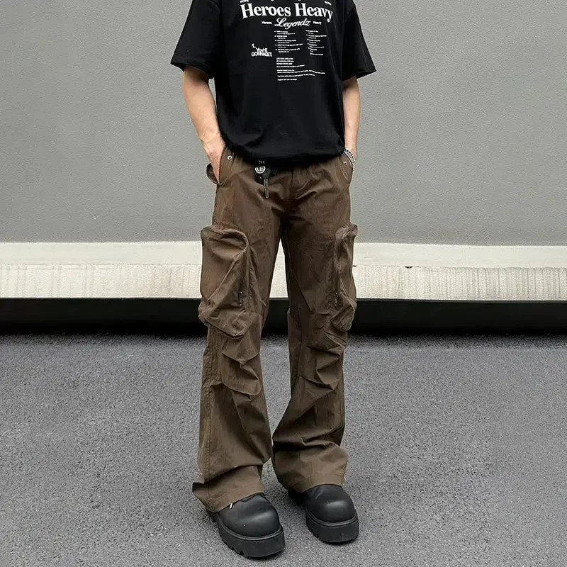 Relaxed Fit Multi-Pocket Cargo Pants