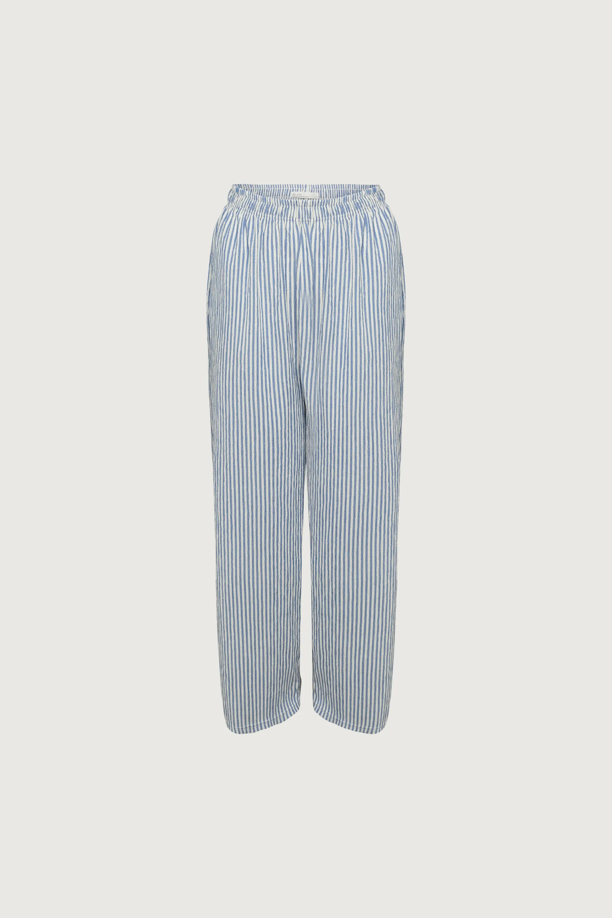 RELAXED FIT PINSTRIPE PANTS