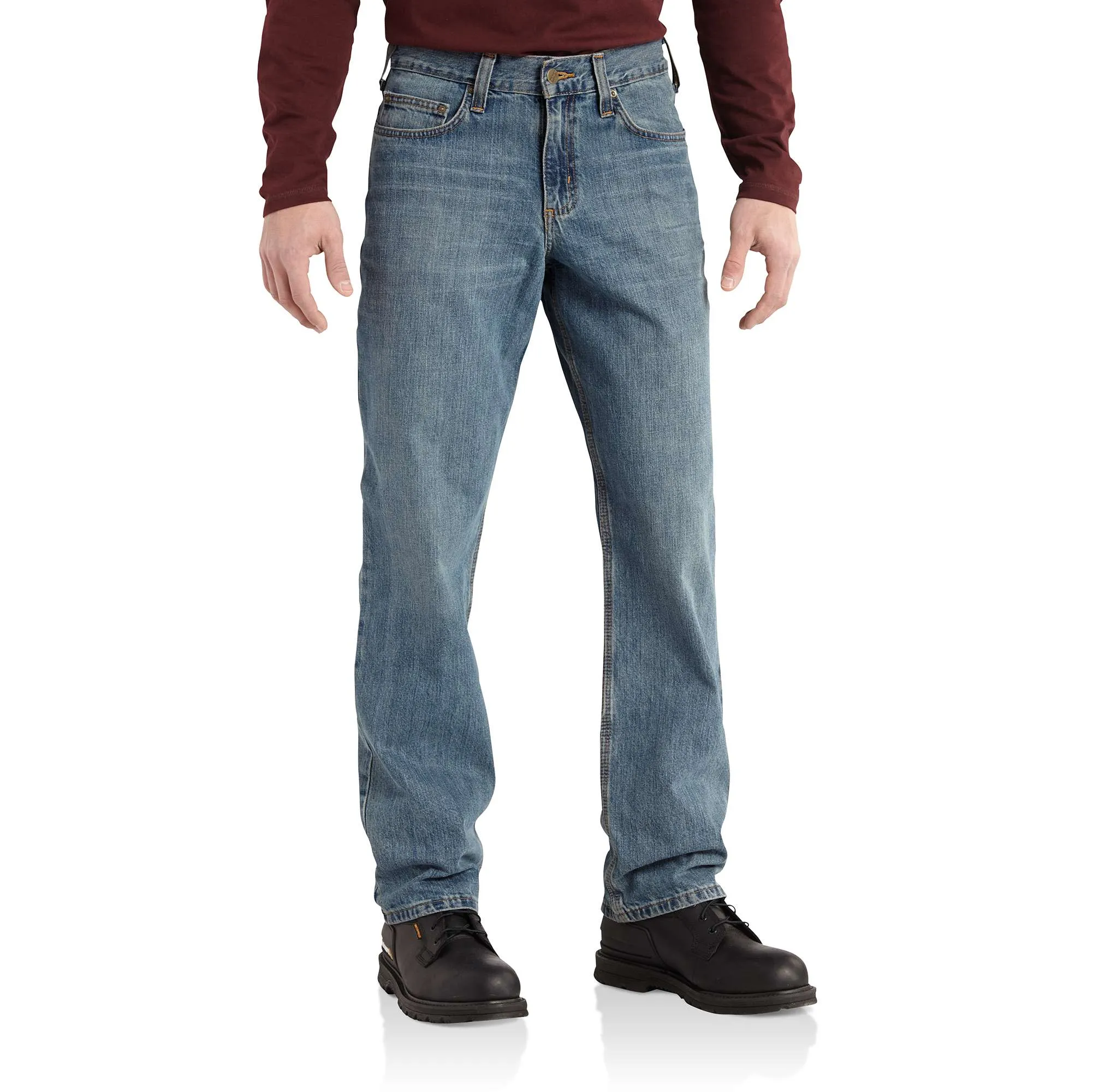 Relaxed-Fit Straight-Leg Jean