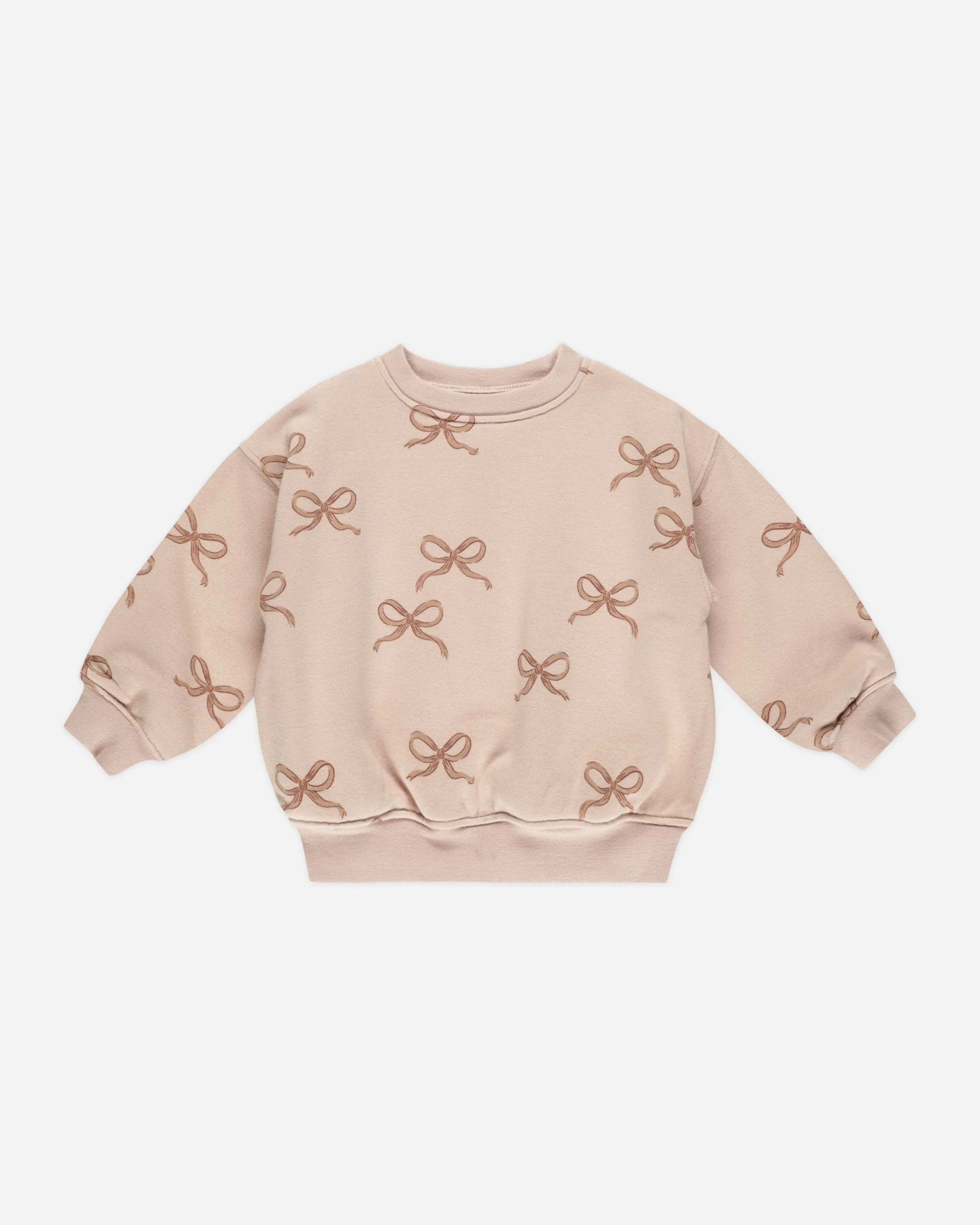 Relaxed Sweatshirt | Bows Blush