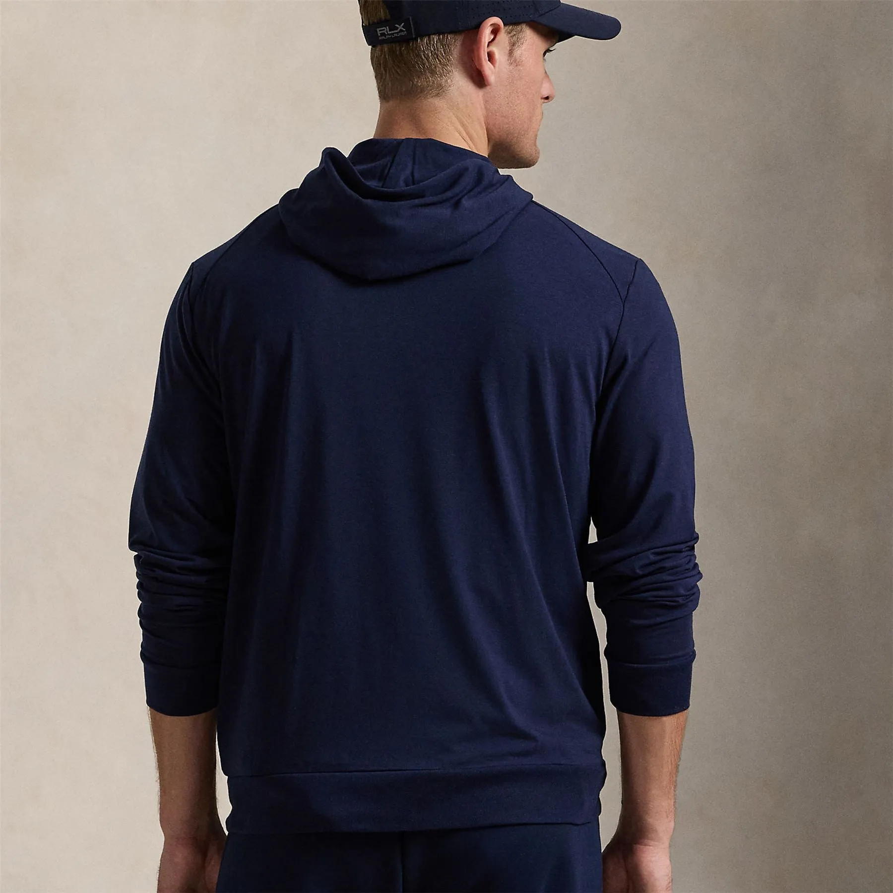 RLX Lounge Jersey Hoodie Refined Navy - AW24