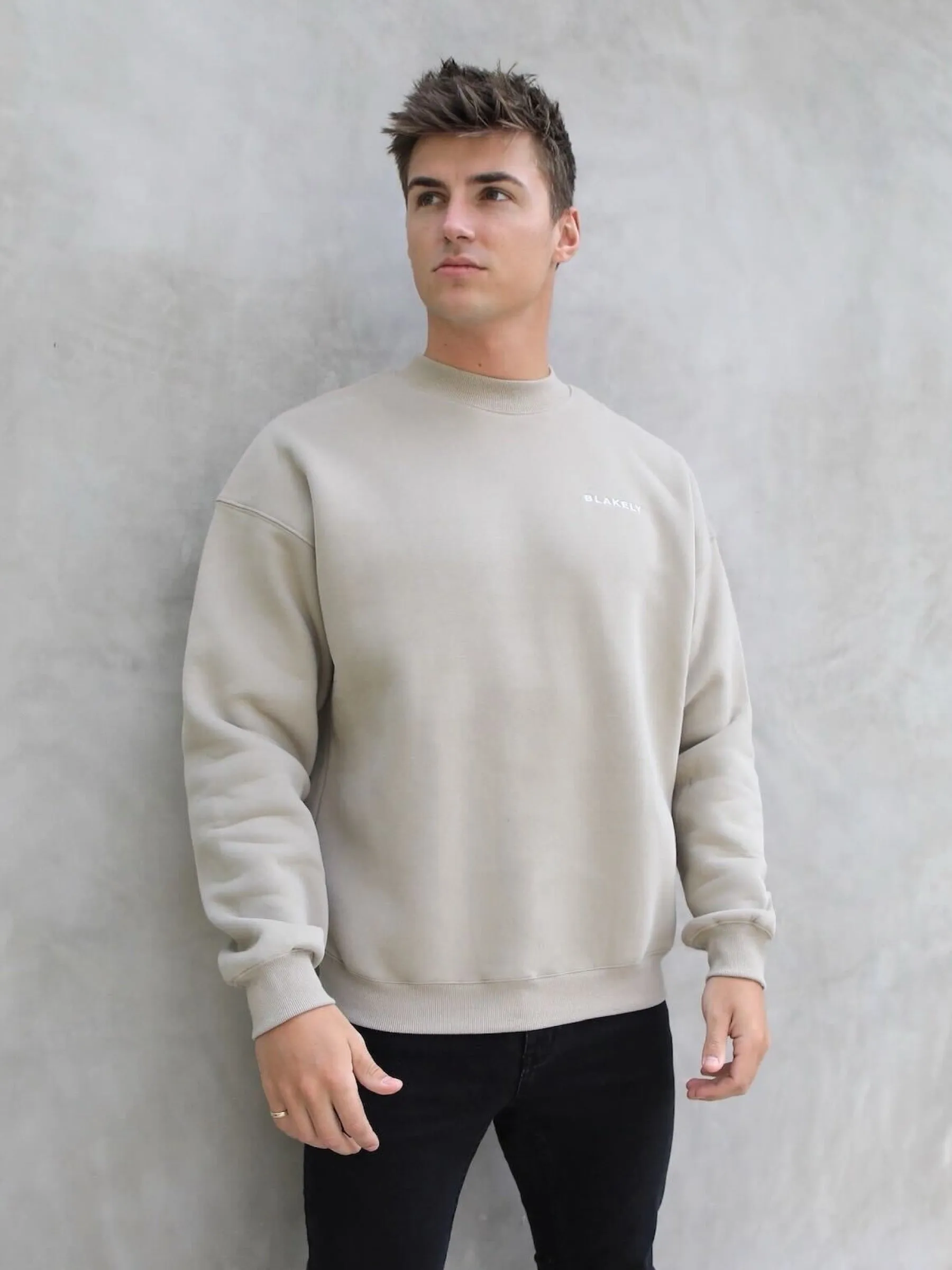 Series Relaxed Jumper - Washed Khaki