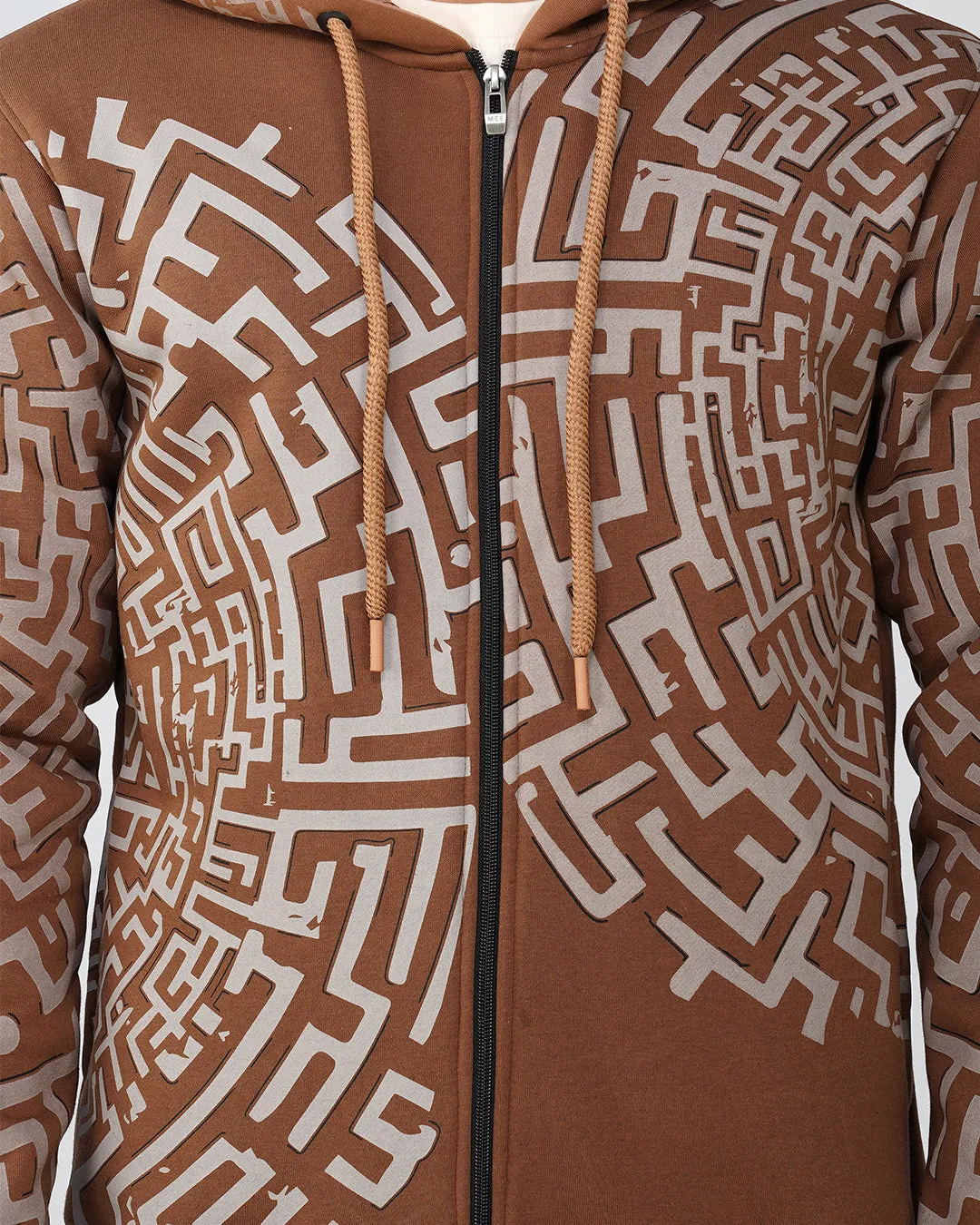 Sigil | Zip-UP Cotton Hoodie UV Light Reactive