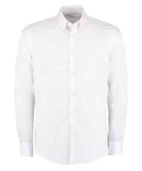 Slim fit non-iron Oxford twill shirt long-sleeved (slim fit) | White