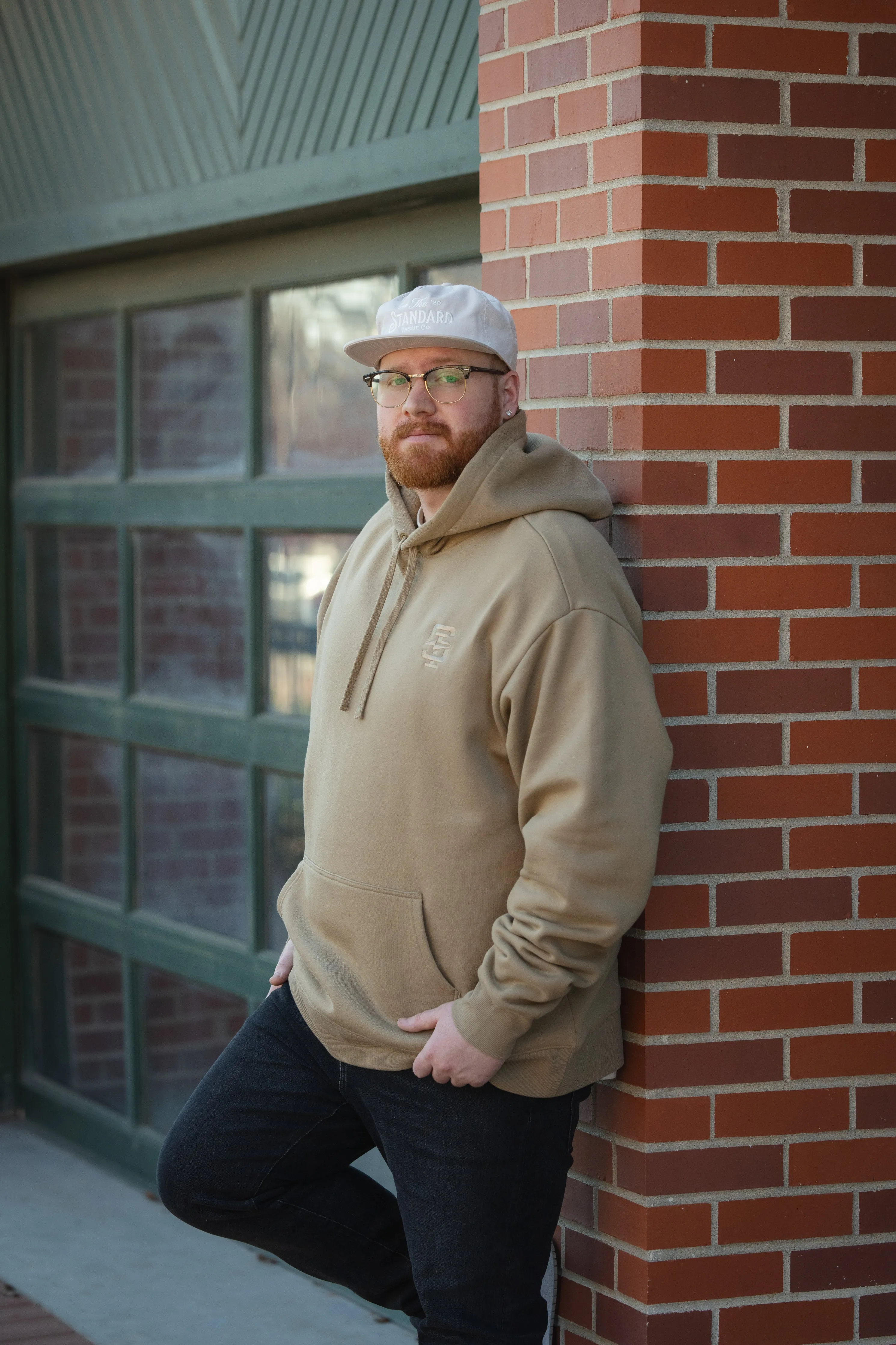 Standard Issue Co. - Sand Mens Heavy Hoodie