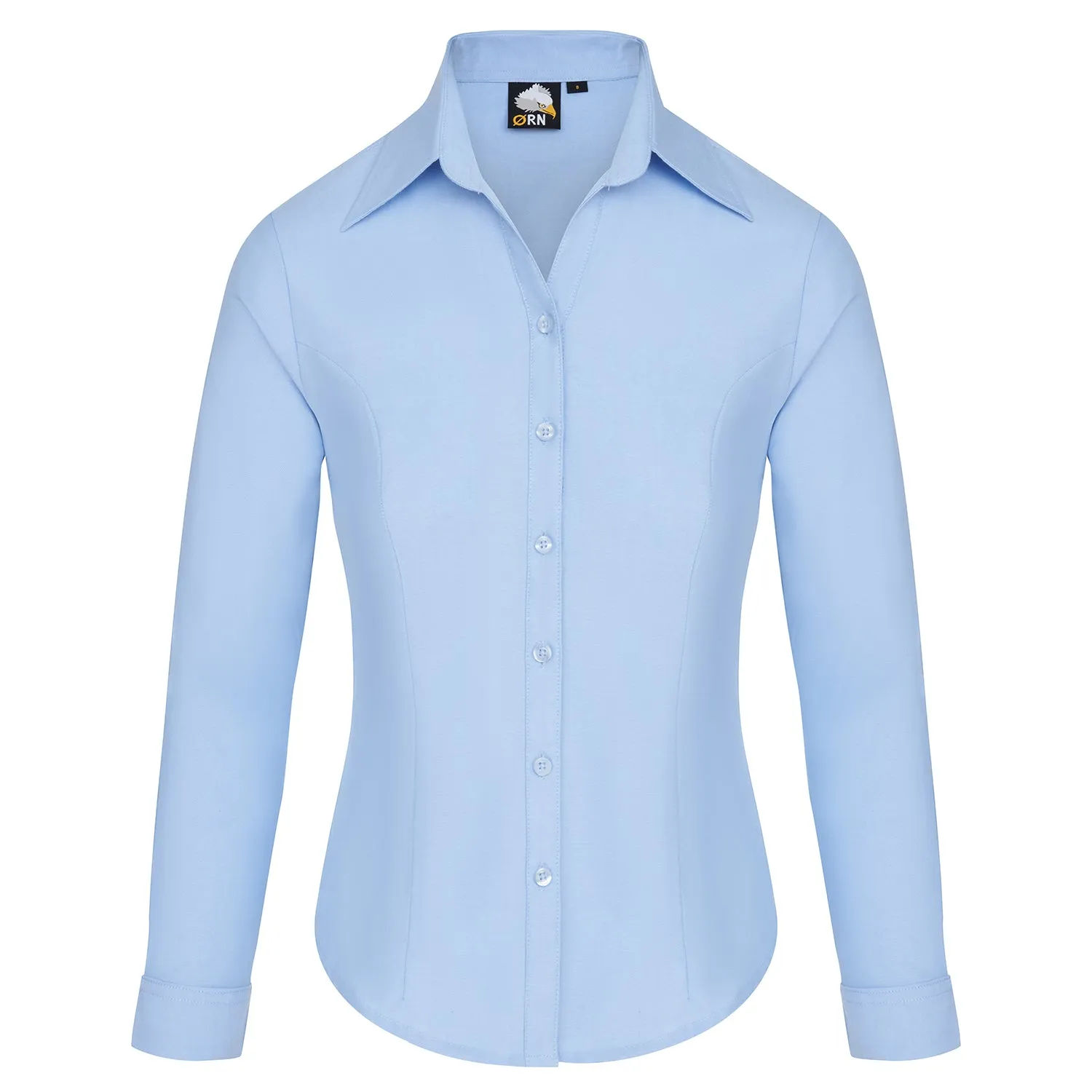 The Classic Ladies Oxford L/S Blouse | Sky