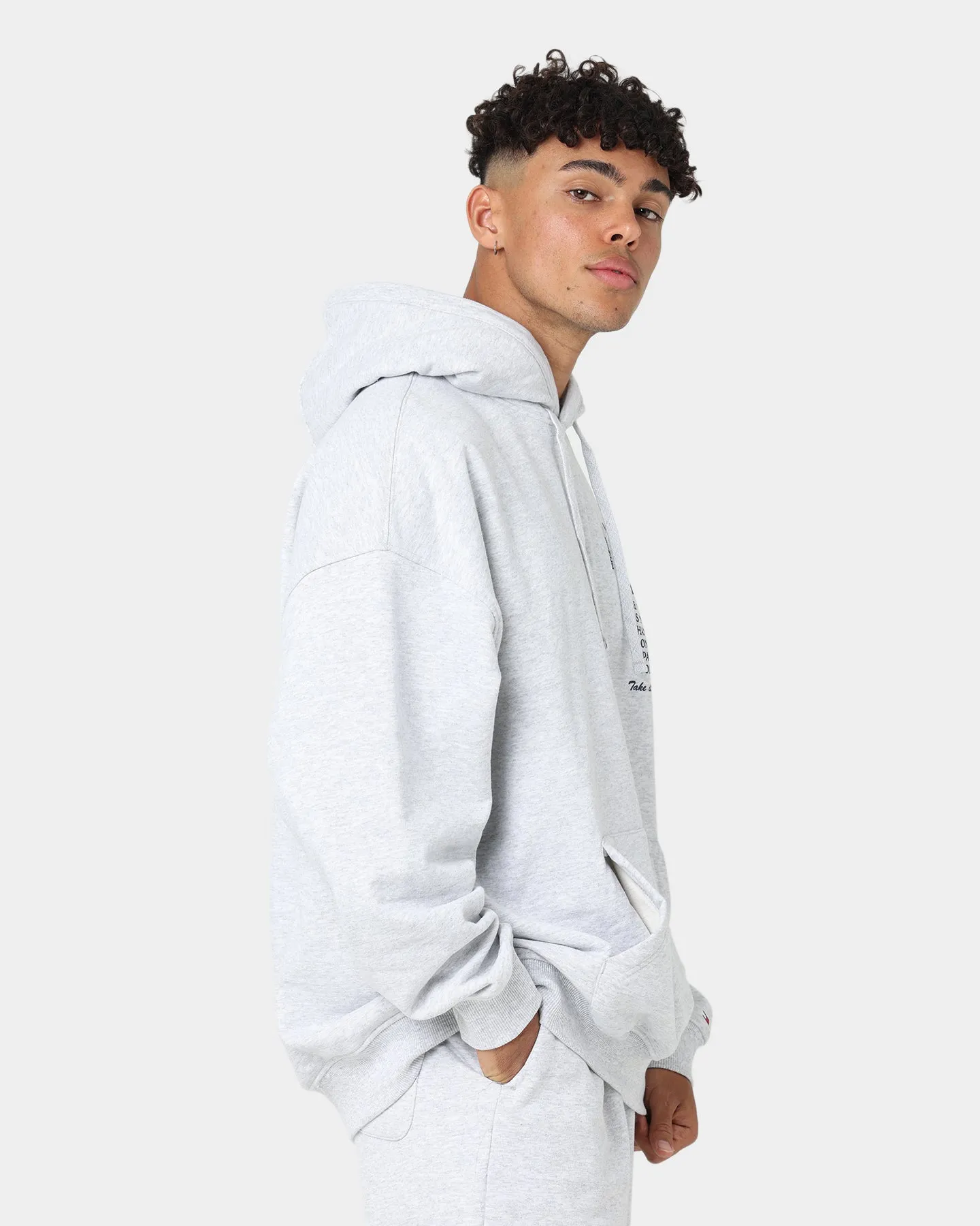 Tommy Jeans Modern Essentials Hoodie Silver Grey Heather