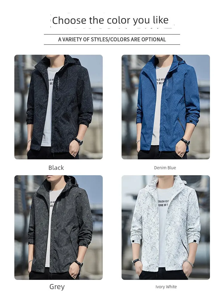 Trendy Summer Print Sun-Protective Clothing Three-in-One Shell Jacket