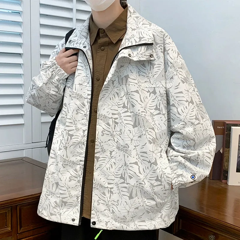 Trendy Summer Print Sun-Protective Clothing Three-in-One Shell Jacket