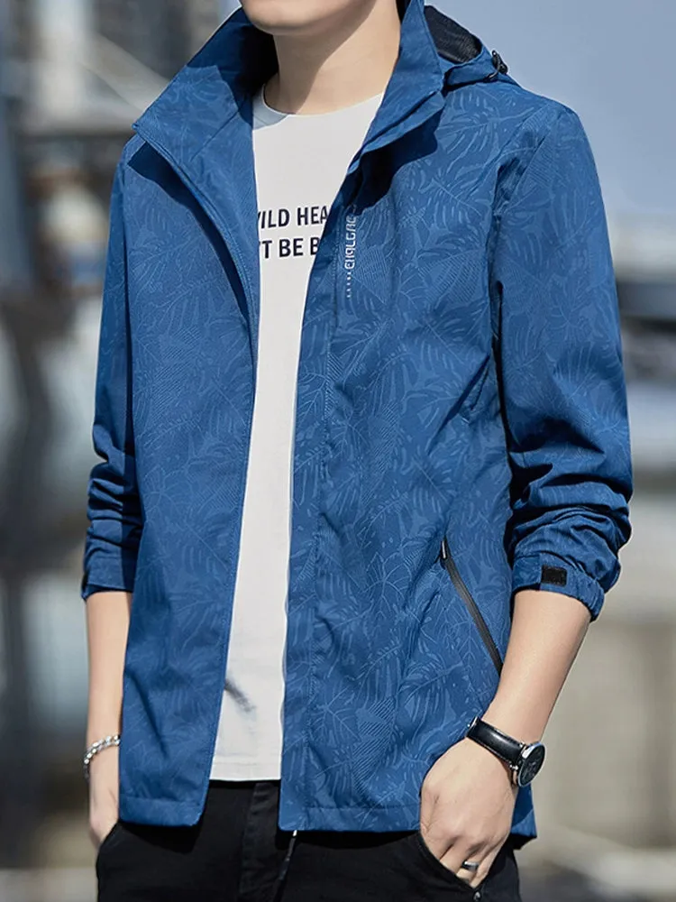 Trendy Summer Print Sun-Protective Clothing Three-in-One Shell Jacket