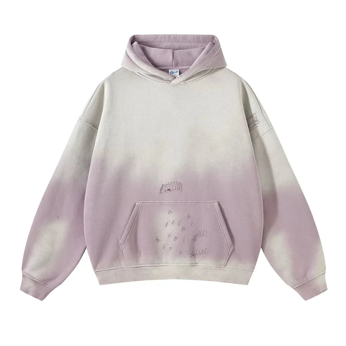 Vintage-Inspired Distressed Hoodie