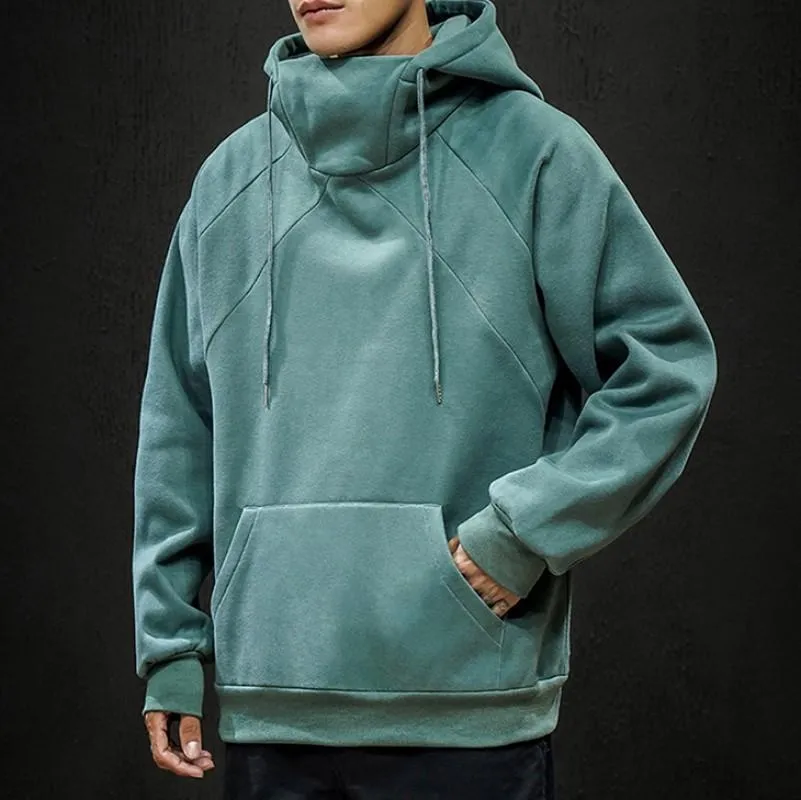 Warm High Neck Hoodie