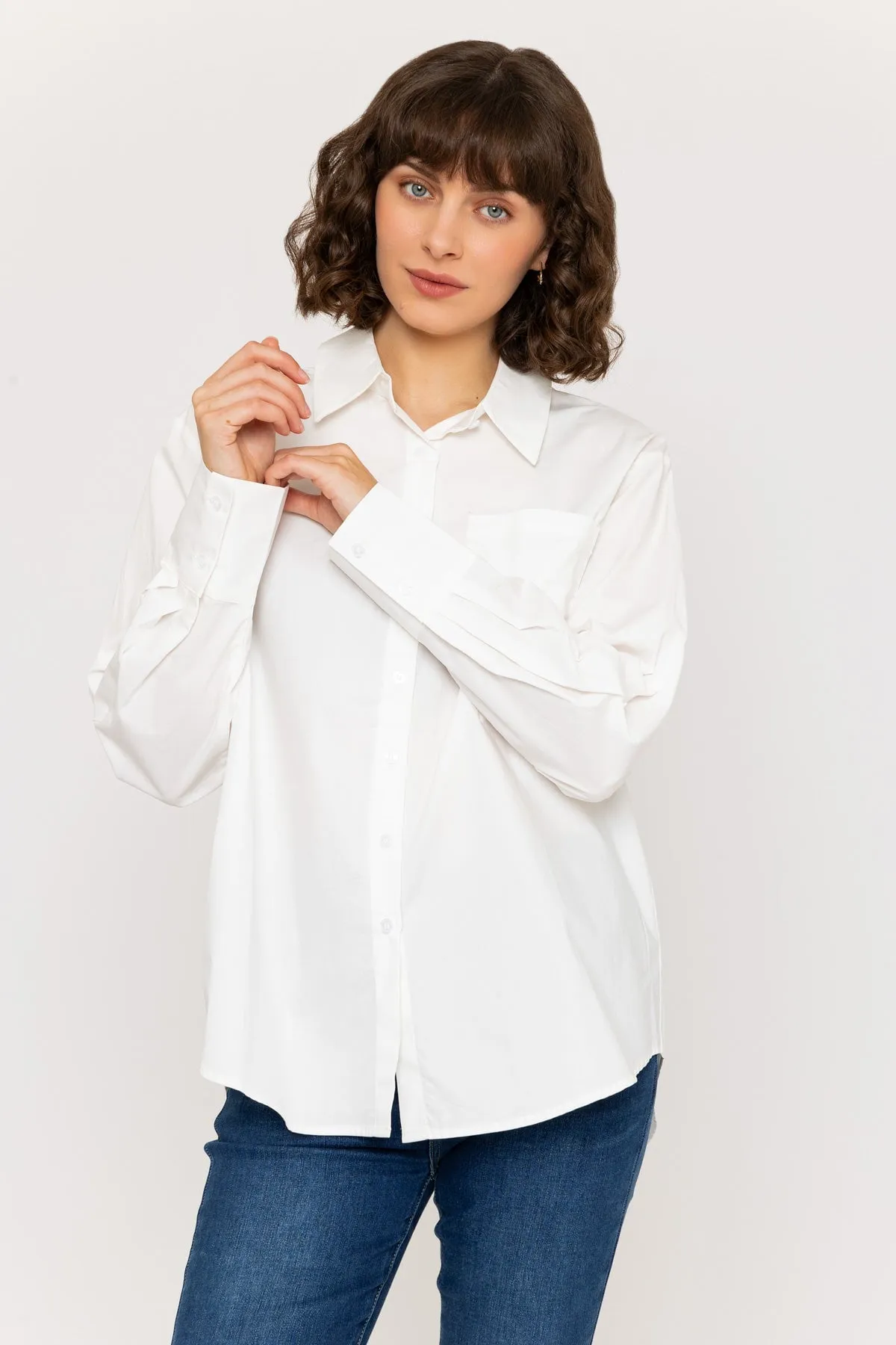 White Poplin Shirt