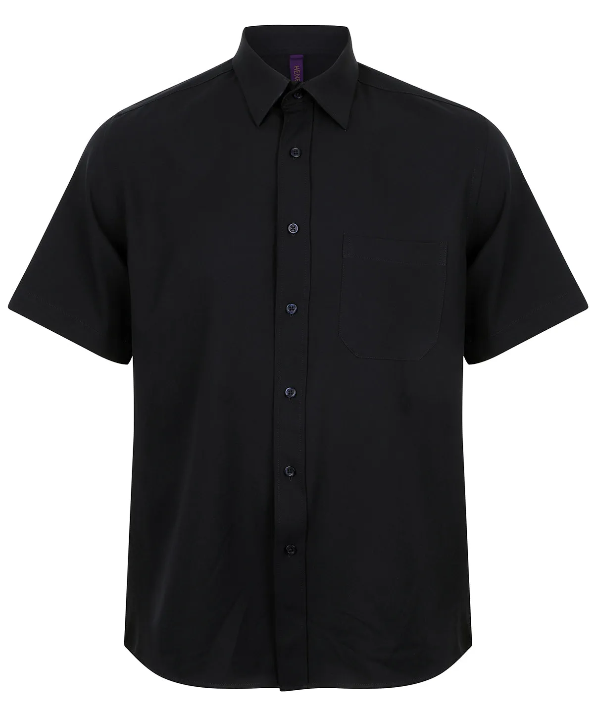 Wicking antibacterial short sleeve shirt | Navy