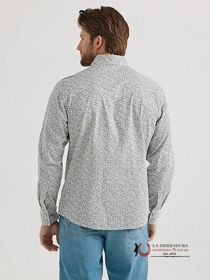 Wrangler Modern Fit Grey Vines - 9912